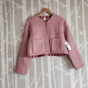 Splendid: Checkered/ Plaid Reversible Jacket